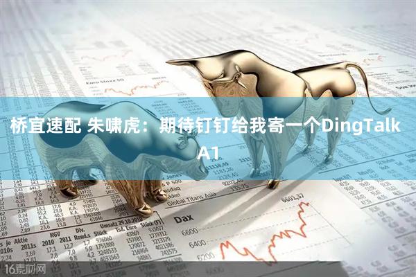 桥宜速配 朱啸虎：期待钉钉给我寄一个DingTalk A1